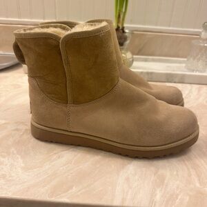 UGG Classic Beige Suede Boots